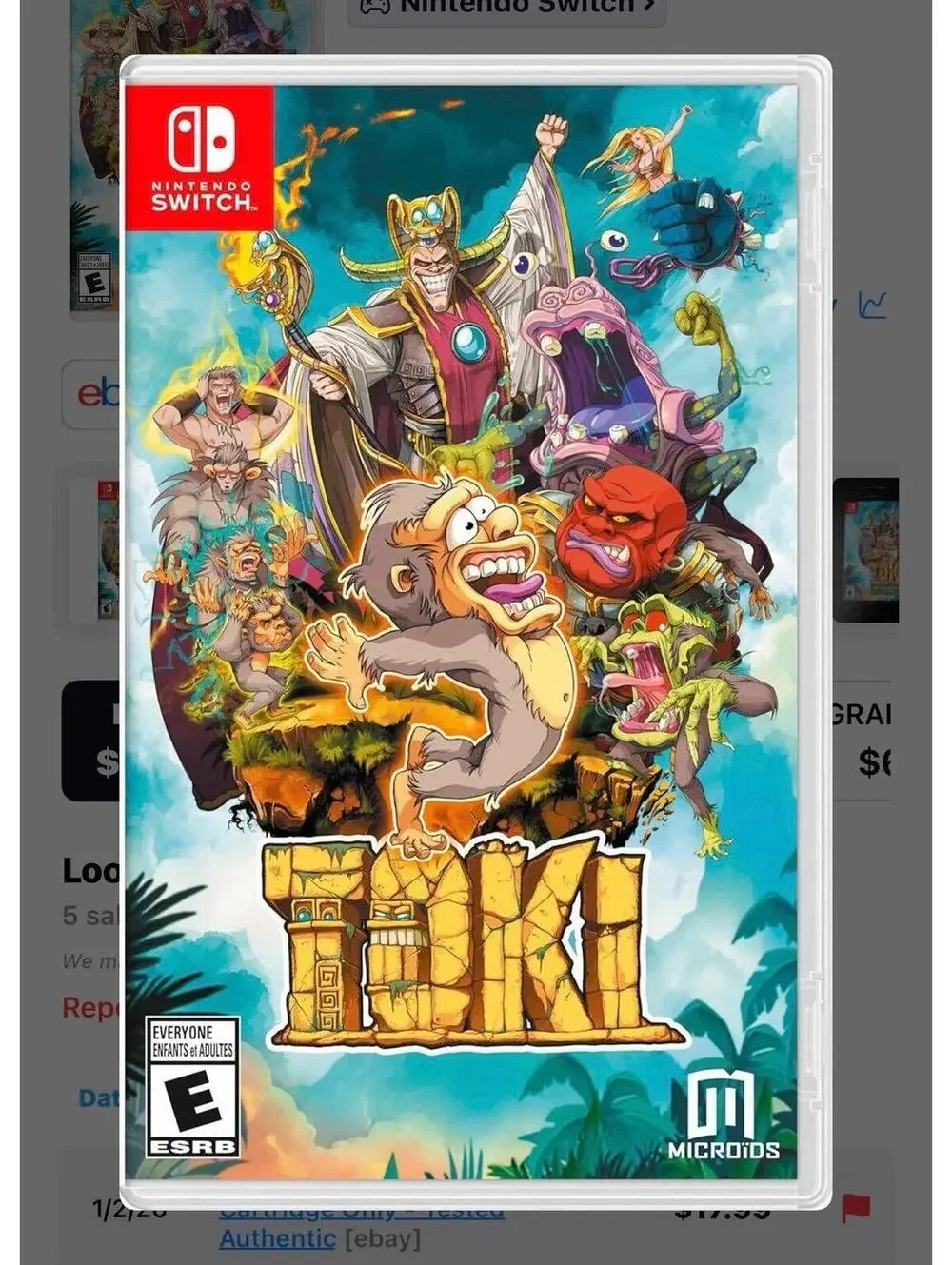 Toki for Nintendo switch